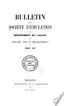 Bulletin de la Société d'émulation du Bourbonnais