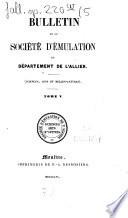 Bulletin de la Société d'Emulation du Département de l'Allier