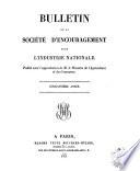 Bulletin de la Société d'encouragement pour l'industrie nationale