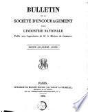 Bulletin de la Société d'encouragement pour l'industrie nationale