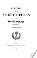 Bulletin de la Société d'études des Hautes-Alpes