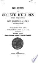 Bulletin de la Société d'études des Hautes-Alpes