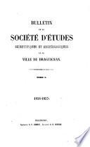 Bulletin de la Société d'etudes scientifiques et archéologiques de Draguignan et du Var