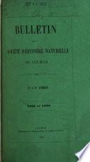 Bulletin de la Société d'histoire naturelle de Colmar