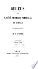 Bulletin de la Société d'histoire naturelle de Colmar