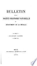 Bulletin de la Société d'histoire naturelle de Metz