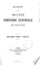 Bulletin de la Société d'histoire naturelle de Toulouse