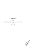 Bulletin de la Société de Géographie d'Égypte