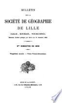 Bulletin de la Société de géographie de Lille (Lille, Roubaix, Tourcoing)