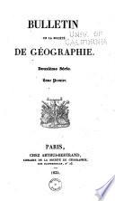 Bulletin de la Société de géographie