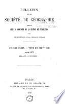 Bulletin de la Société de géographie