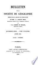 Bulletin de la Société de géographie
