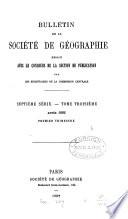 Bulletin de la Société de Géographie