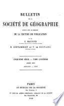 Bulletin de la Société de géographie