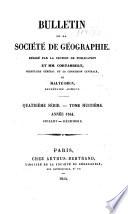 Bulletin de la Société de géographie