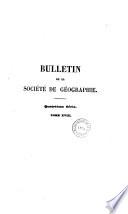 Bulletin de la Société de géographie
