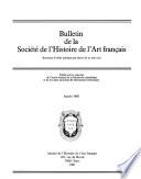 Bulletin de la Société de l'histoire de l'art français