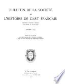 Bulletin de la Société de l'histoire de l'art français