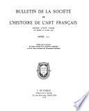 Bulletin de la Société de l'histoire de l'art français