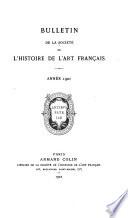 Bulletin de la Société de l'histoire de l'art français
