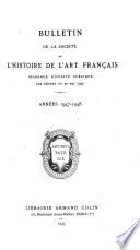 Bulletin de la Société de l'histoire de l'art français