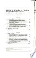 Bulletin de la Société de l'histoire du protestantisme français