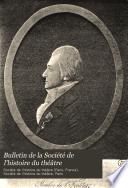 Bulletin de la Société de l'histoire du théâtre