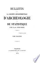 Bulletin de la Société départementale d'archéologie et de statistique de la Drôme