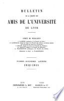 Bulletin de la Société des amis de l'Université de Lyon ...