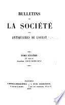Bulletin de la Société des antiquaires de l'Ouest et des musées de Poitiers