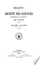 Bulletin de la Societe des sciences historiques et naturelles de l'Yonne