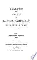 Bulletin de la Société des sciences naturelles de l'Ouest de la France