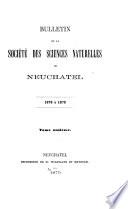 Bulletin de la Société des sciences naturelles de Neuchâtel