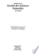 Bulletin de la Société des sciences naturelles de Tunisie