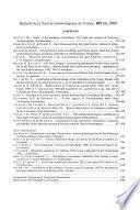 Bulletin de la Société entomologique de France