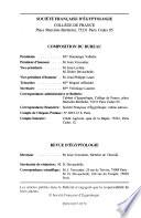 Bulletin de la Société française d'égyptologie