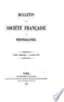 Bulletin de la Societe Francaise de Photographie