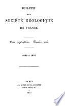 Bulletin de la Société Géologique de France
