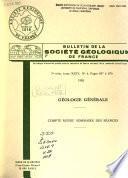 Bulletin de la Société géologique de France