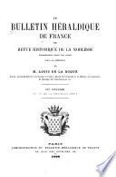 Bulletin de la Société héraldique etʹgenéalogique de France