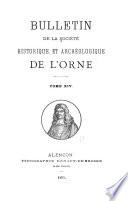 Bulletin de la Société historique et archéologique de l'Orne