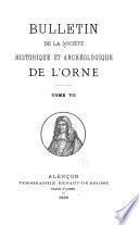 Bulletin de la Société historique et archéologique de l'Orne