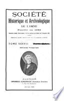 Bulletin de la Société historique et archéologique de l'Orne