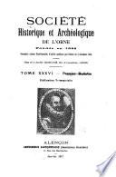 Bulletin de la Société historique et archéologique de lO̕rne