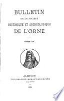 Bulletin de la Société historique et archéologique de lO̕rne