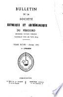 Bulletin de la Société historique et archéologique du Périgord