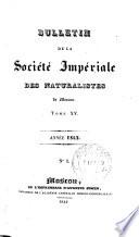 Bulletin de la Société Impériale des Naturalistes de Moscou