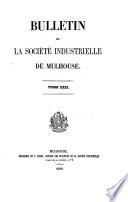 Bulletin de la Société industrielle de Mulhouse