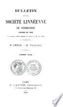 Bulletin de la Société linnéenne de Normandie