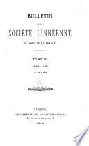 Bulletin de la Société linnéenne du nord de la France